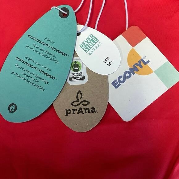 prAna Size Medium Tropics Elina Swim Reversible Bikini Bottom Swimsuit P1-10 - Picture 10 of 10